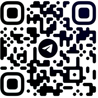 QR код для перехода мессенджер телеграм